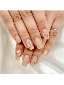 バーグ(bague)/押し花ネイル