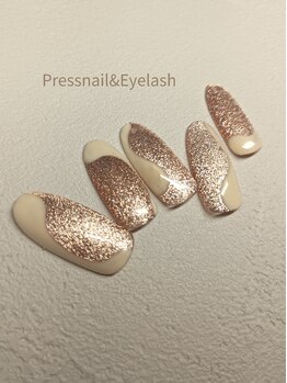 プレス ネイルアンドアイラッシュ(PRESS NAIL&EYELASH)/【ハンド】定額※オフ込￥12800