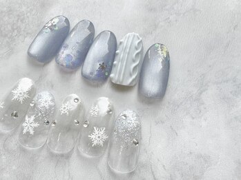 ネイルサロンリュクス (nailsalon Luxe)の写真/オートクチュールなデザインが大人女性をワクワクさせる。うっとりするお手元と行き届いた接客でLuxeの虜に