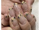 nail design:花フレンチ6600円