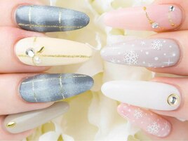 ふんわり冬モテネイル☆