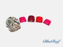ネイルアンドまつげエクステ ブルーリーフ 四谷三丁目店(Blue Reef)/選べるフットプラン￥７５００