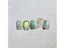 爽やかニュアンスネイル