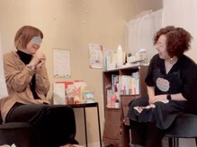 ドキドキ緊張の脱毛前に爆笑トークで和んでから初めていきます☆