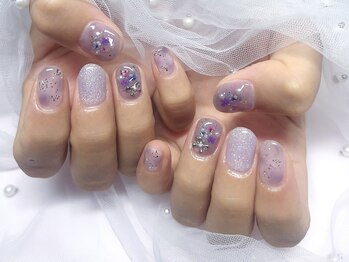 シンプル上品ネイル00　キャメル