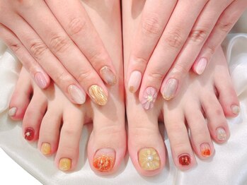 ナナイロ(nanairo)の写真/全室個室☆200種類以上のカラー&パーツをお得に♪4300円～(オフ込)ご新規様ラメorストーン5粒プレゼント☆