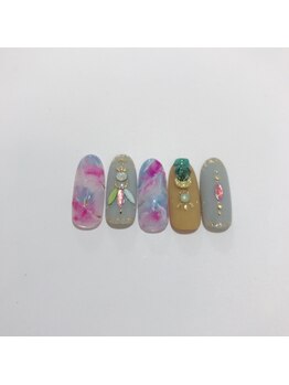 エトワール 大垣店(Etoile)/大理石ネイル