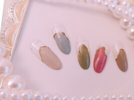 フレンチネイル￥6480