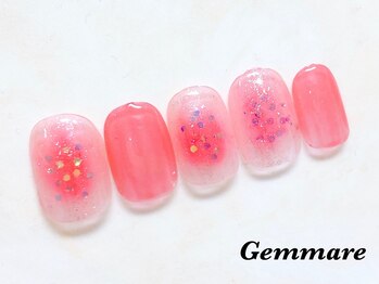 ジェンマーレ 二子玉川店/夏チークネイル