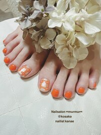 オレンジネイル