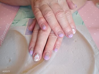 イーズ(ease)/パープル フラワー