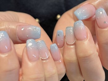 エメリーネイル(emelee nail)/春カラーグラデーション