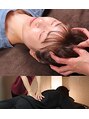 ルアン へッドスパでお客様を眠りに誘います。癒し効果抜群のコース