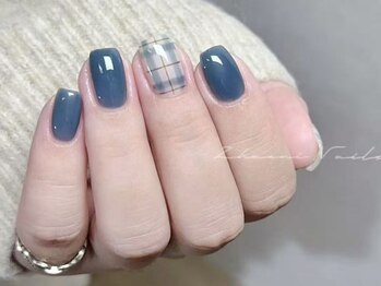 ネイビーチェック