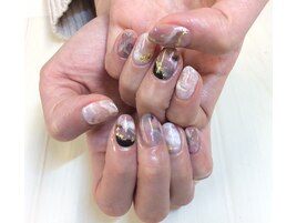 kー100大理石ネイル