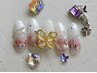 【パラジェル】キラキラ！ワンホンネイル¥8,600相当→¥8,200/ドライケア込