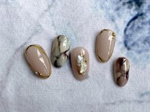 オズ ネイルアンドアイ(OZ NAIL&EYE)/大理石風ネイル