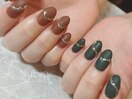 ニュアンス定額ネイル×ミラー