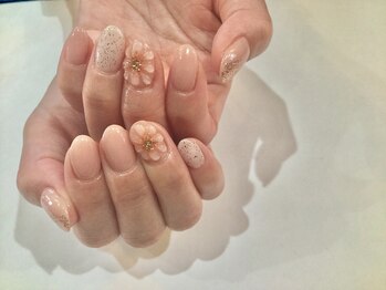 フリースタイル(Free Style)/☆ぷっくりお花ネイル☆