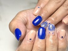 ボタネイル 近鉄布施駅前店(BOTA NAIL)/10月BOTAセレクト/お花ネイル
