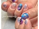 夜空ネイル