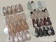 モナネイル 岐阜店(mona nail)の写真/【洗練された華やかさ】パーツ×カラー使いで日常を彩る、あなただけの上品な主役級ネイルを日常に。