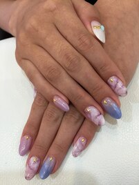 大理石リゾートネイル