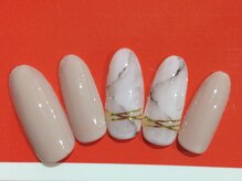 ネイルサロン リリオ(Nail Salon Ririo)/シンプル大理石風ネイル