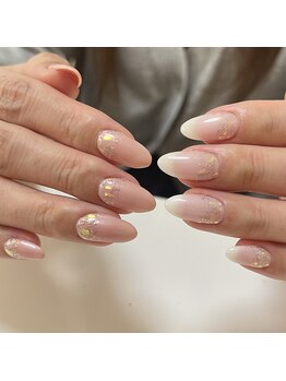 ワンカラーでアシメ♪