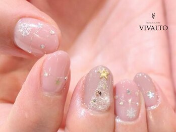 ワールド ビューティ ヴィヴァルト 宝塚店(WORLD BEAUTY VIVALTO)/クリスマス/冬ネイル