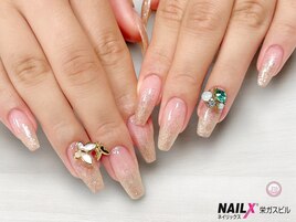 【長さ出し】スカルプ/ラメグラ