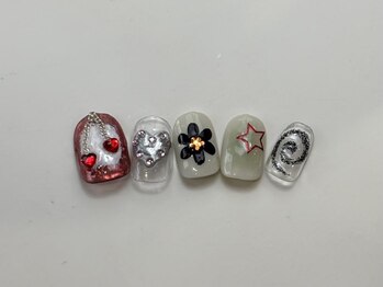 ネイルメゾン 天神店(NAIL MAISON)/個性派アートデザイン¥8000