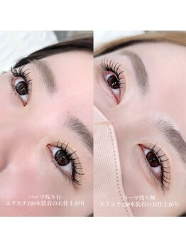 ジョリフ 池袋店(jolif)/パーマ残り有と無/マツエク