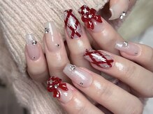 ダークハニー 原宿店(Dark Honey)/クリスマス/冬ネイル/チェック