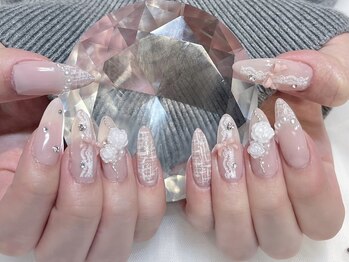 ララアンジュ(LaLa-Ange)の写真/トレンド女子に人気のモテ可愛ネイル♪うっとりされるような可愛らしいネイルが大好評の人気サロン☆