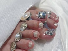 ブレア(BLEA.)/【フット】埋めつくしネイル