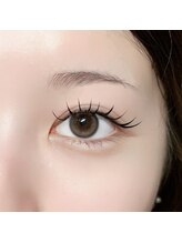 【100本：ナチュラル派】マツエク初心者さん♪「自まつ毛が伸びた？」と言われ自然な美しさ