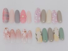 ネイルサロンアンドジュエリー アリュール(ALLURE)/4月定額デザインC（¥6370）