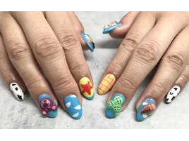 キャラクターネイル