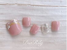 ディアリリー(Dia Rily)/【フット】ラメフレンチ