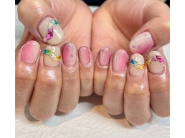 押し花ネイル