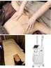 お顔脱毛＆リンパマッサージ30分＆岩盤マット30分通常体験価格¥13200→¥10000