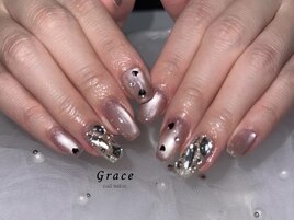 埋め尽くしビジュー