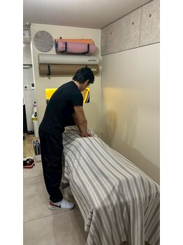 精神と時のジム 福岡天神店/マッサージも受け放題!