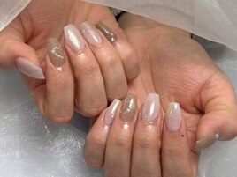 パールハート/大人可愛い/透け感