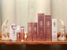 アロマリンパマッサージ アンド オーガニックフェイシャル フランジパニ/使用化粧品一例