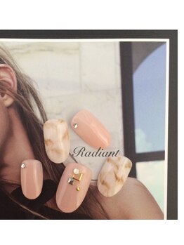 ラディアント 学芸大学(Radiant)/大理石ネイル