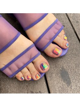 ネイルアルケー(Nail ARCHE)/うるうるフットネイル