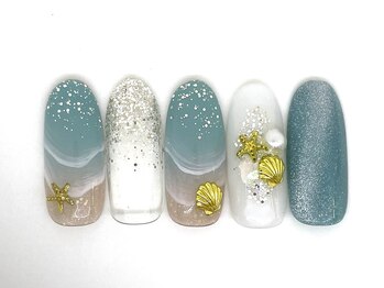 ディーネイル 天王寺(D-nail)/5番　2023夏デザインコンテスト