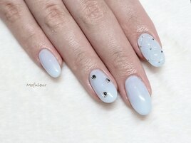 爽やかブルーのキルティング